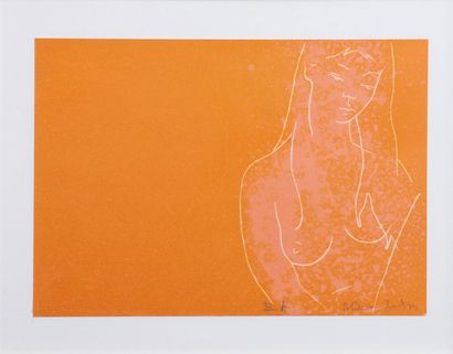 null Alain BONNEFOIT (1937) 
Femmes nues 
Trois lithographies en couleur, signées...
