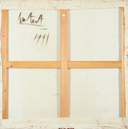 null AL
Composition abstraite, 1991
Huile sur toile, signée en haut à gauche. Re...