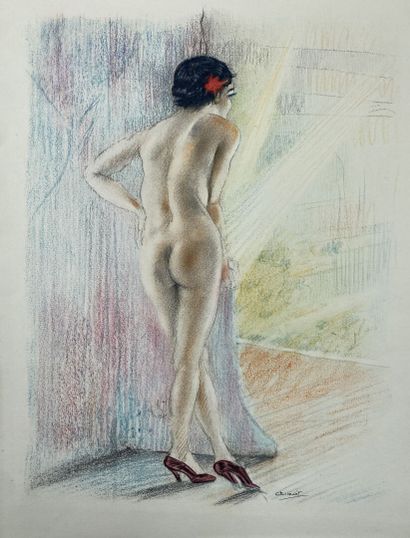 null CHIMOT Édouard (1880-1959), ICART Louis (1888-1950)
Pochette de dessin, aquarelle,...