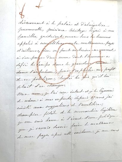 null HOMMES POLITIQUES - HISTORIENS. 15 documents. 

[Accusés du 15 mai 1848] Protestation...
