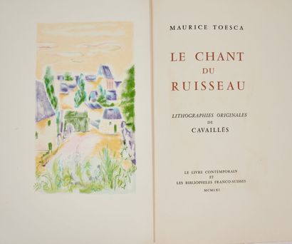 null Maurice TOESCA. Le Chant du ruisseau. 

S.l., Le Livre Contemporain and Les...