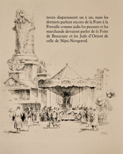 null Léo LARGUIER Marchés et foires de Paris. 

Paris, Société de Saint Eloy, 1953....