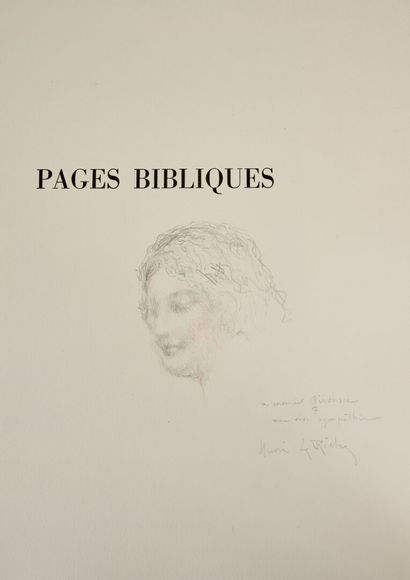 null PAGES BIBLIQUES. 

Paris, Ducros et Colas, (L'illustrateur), 1938. 

Petit in-plano...