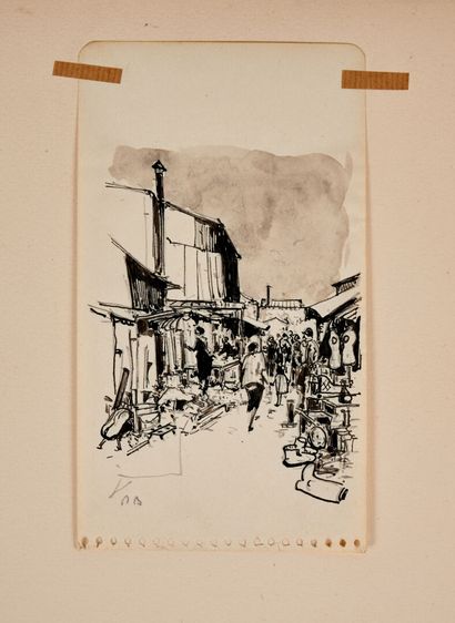 null Léo LARGUIER Marchés et foires de Paris. 

Paris, Société de Saint Eloy, 1953....