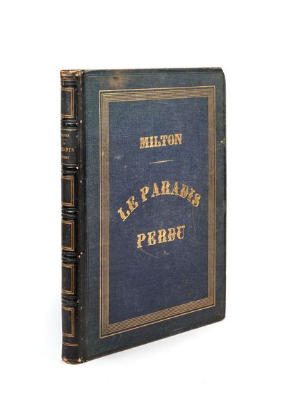 null John MILTON. Le Paradis perdu. 

Paris, Amable Rigaud, 1863. In-folio, demi-chagrin...