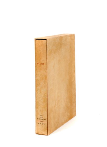 null Jean GIONO. Regain. Les Cent Bibliophiles, 

1947. In-4, leaves, folder and...