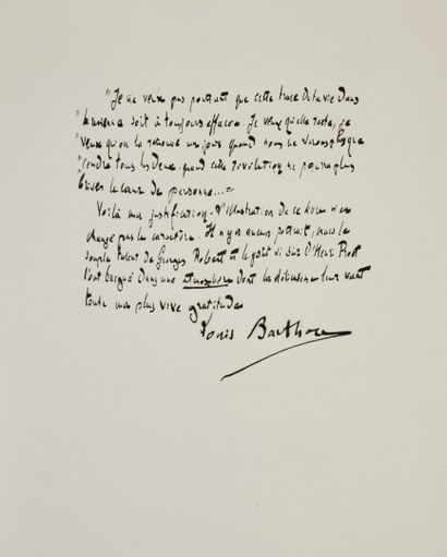 null Louis BARTHOU. Les Amours d'un poète.

Paris, Bibliophiles Franco-Suisses, 1933....