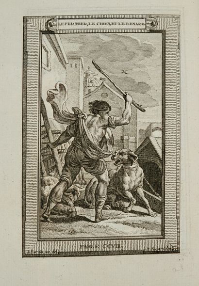 null Jean de LA FONTAINE. Fables choisies, mises en vers. 

Paris, Fessard, 1765-1775....