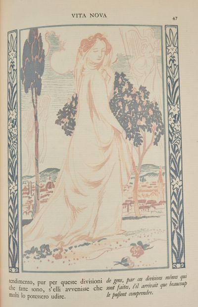 null DANTE ALIGHIERI. Vita nova. 

Paris, Le Livre contemporain, 1907. In-4, box...