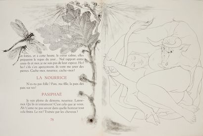 null Henry de MONTHERLANT. Pasiphaé. 

Le Chant de Minos. Paris, Archat, 1953. In-folio,...