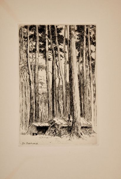 null Maurice GENEVOIX. Forêt voisine. 

Paris, Société de Saint-Eloy, 1931. In-8,...