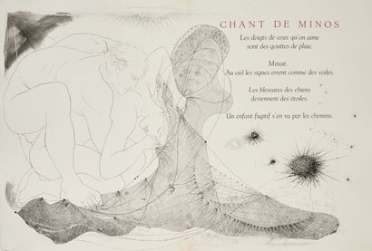 null Henry de MONTHERLANT. Pasiphaé. 

Le Chant de Minos. Paris, Archat, 1953. In-folio,...