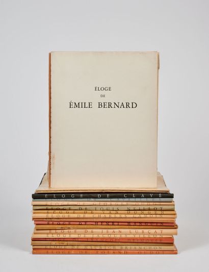 null [Collection ÉLOGES]. 

Paris, Marcel Bruker, 1947-1962. 21 fascicules in-folio,...