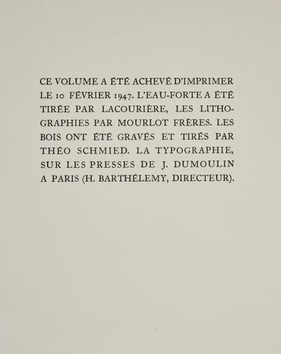 null Charles BAUDELAIRE. Les Fleurs du mal. 

Paris, La Bibliothèque française, 1947....
