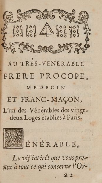 null PÉRAU (Gabriel-Louis-Calabre). Le Secret des Francs-Maçons. S.l.n.n., 1744....