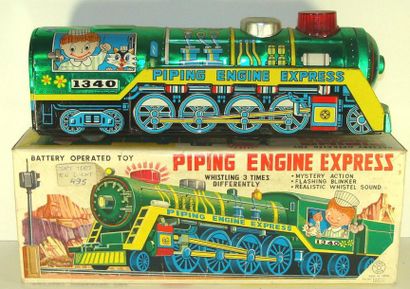 null Jouet japonais «Kanto Toys» «Piping Engine Express 1340» figurant une locomotive,...