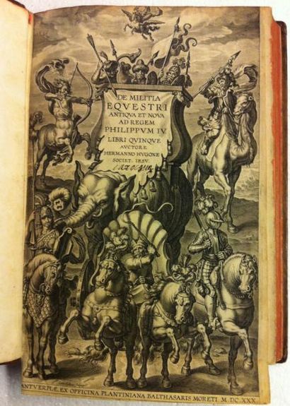HUGO Hermann De Militia equestri antiqua et nova ad regem Philippum IV. Libri cinque....