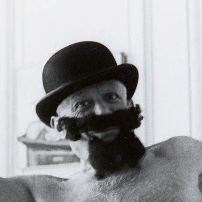 André VILLERS (né en 1930) Picasso Tirage argentique, porte le tampon encre du photographe...