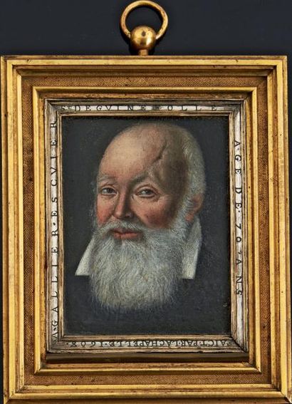 Geoges de La CHAPPELLE, ECOLE FRANÇAISE Fin XVIe, début XVIIè siècle Portrait de:...