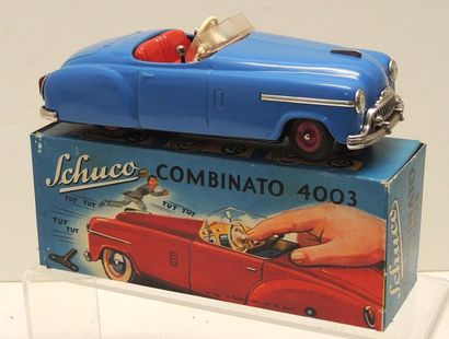 SCHUCO Véhicule Cabriolet bleu COMBINATO 4003 (bo) L=19cm
