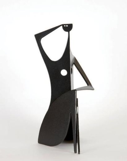 Philippe HIQUILY (1925-2013) L'épicurienne, 2011 Sculpture en acier soudé et peinture...