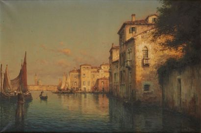 Eloi-Noël BERAUD dit Marc ALDINE (Saint-Etienne 1875 - Ecouen 1957) «Venise, vue...