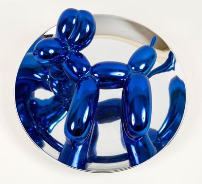 JEFF KOONS (NÉ EN 1955) Balloon Dog (blue), 1995-2002 Porcelaine avec verni métal....
