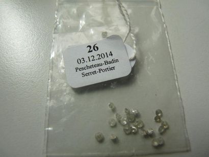 null LOT de diamants ronds pesant 1.12 ct