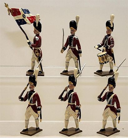 null 18Ème siècle: Grenadiers des Gardes Françaises (6 p.)