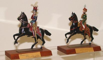 null CBG 1Er Empire: 2 cavaliers  Maréchal Poniatowski - Prince Murat 1771-1815