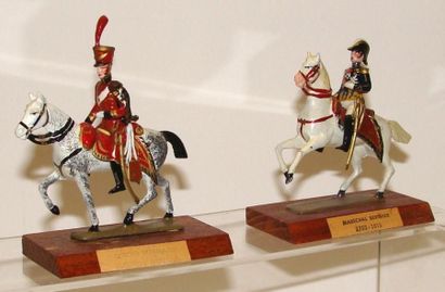 null 1Er Empire: 2 Cavaliers: Maréchal Berthier 1753-1815 Officier Etat-Major, Hussard...