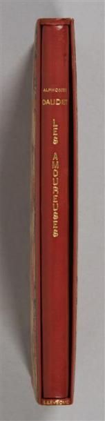 DAUDET (Alphonse) Les Amoureuses. P. Tardieu 1858. In- 12  veau cerise, dos lisse....
