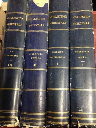 null ENSEMBLE de quatre volumes: Collection Orientale - Le Livre des Rois, Bhâgavata...