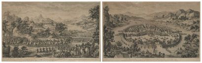 ISIDORE-STANISLAUS-HENRI HELMAN (1743-1806) Planches VIII et XI: "Fou-te Lieutenant...