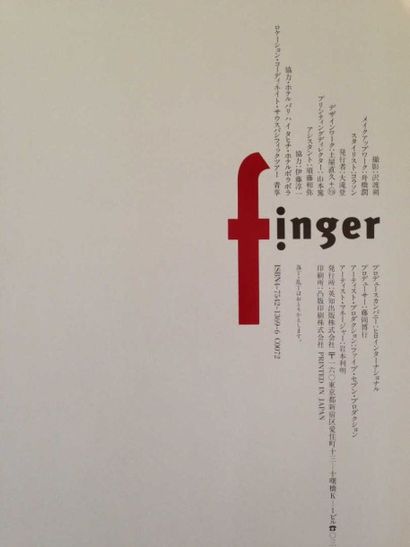 null Etsuko NISHIO
 "Finger", Edition japonaise
 Bon état
 