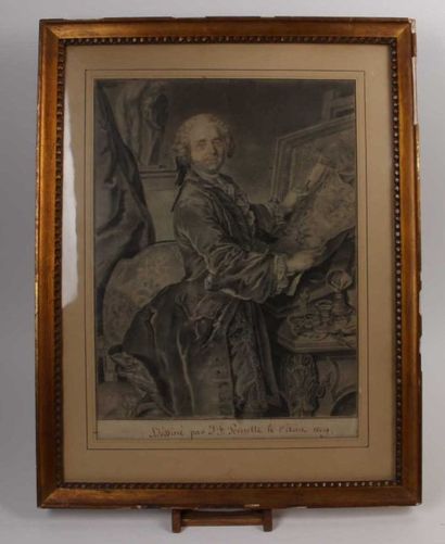 J.F. PERNETTE, d'après Louis TOCQUE (Actif en 1809) 
Portrait de Jean-Baptiste Massé,...