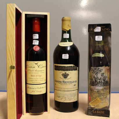 null 1 bouteille d'Armagnac Ducastaing VSOP Bas goulot, haute épaule. 1 magnum ?...