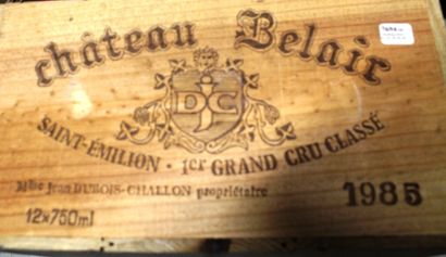 null 1 caisse "Château Belair" - 1985, Saint-Emilion.