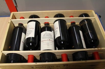 null Deux caisses de 12 bouteilles chacune "Château de Pressac" 2007 - Saint-Emi...