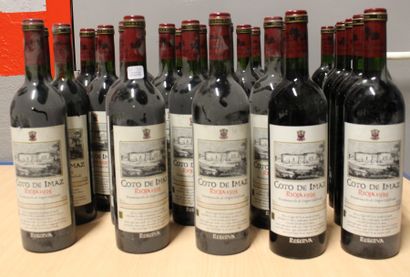 null 23 bouteilles Coto de Imaz Rioja 1995 et 7 bouteilles 1996