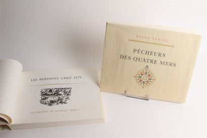 Roger Vercel Pêcheurs des quatre mers - Edition illustrée par Albert BRENET, MARIN-MARIE,...