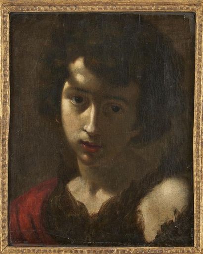 Cesare DANDINI (Florence 1595 - 1658) Saint Jean Baptiste enfant
Toile 41,5 x 33,5...