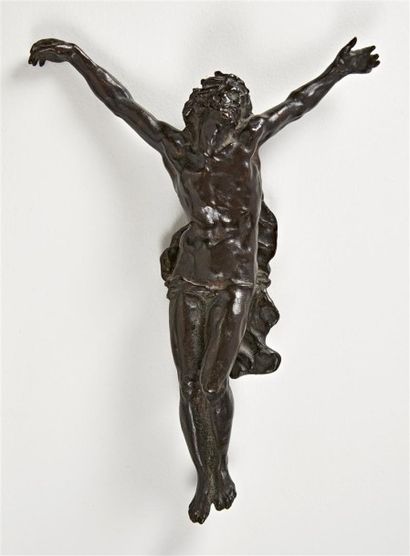 Jean-Baptiste CARPEAUX (1827-1875) Christ en croix
Le Christ est couronné d'une couronne...