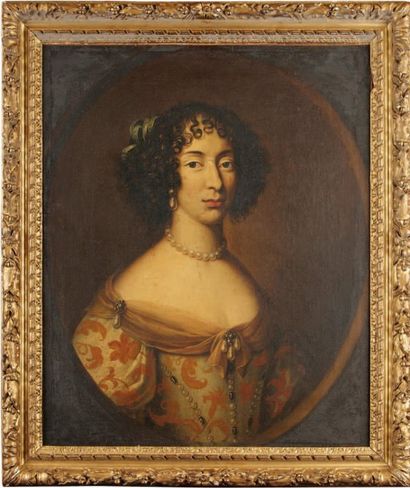 Attribué à Jacob Ferdinand VOET (1639 -vers 1700) Portrait présumé de Marie Mancini...