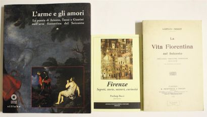 null Ensemble de trois ouvrages sur Florence au XVIe siècle : - Gaetano IMBERT, La...