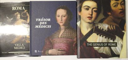 null Ensemble de trois ouvrages sur Rome et sur les Médicis : - Catalogue de l'exposition...