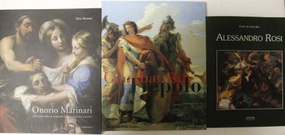 null Ensemble de trois ouvrages sur trois artistes italien : - Catalogue de l'exposition...