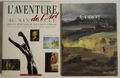 null Ensemble de deux livres : - Jean-Louis FERRIER, L'Aventure de l'Art au XIXe...
