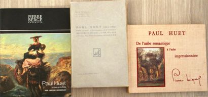 null Ensemble de deux livres sur Paul Huet : - Pierre MIQUEL, Paul Huet de l'aube...