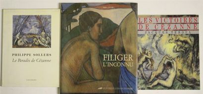 null Ensmble de trois ouvrages : - Jacques TEBOUL, Les Victoires de Cézanne, Adam...